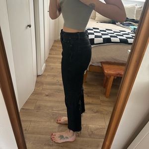 Topshop Straight Leg Jeans